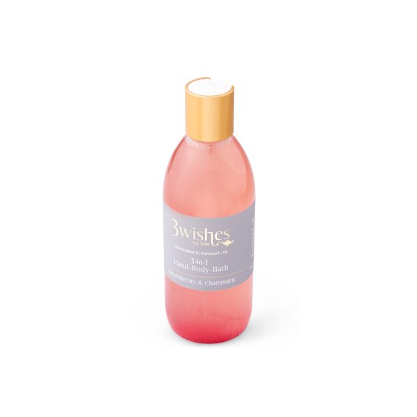 Strawberries & Champagne - 3 in 1 Hand-Body-Bath Wash