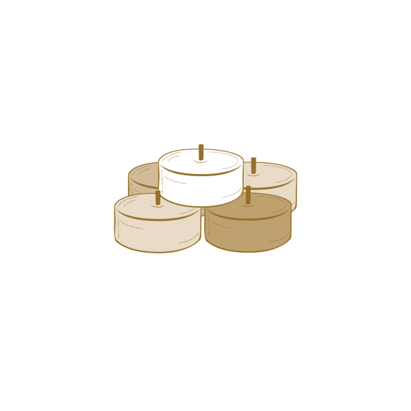 Non Scented - Tealights